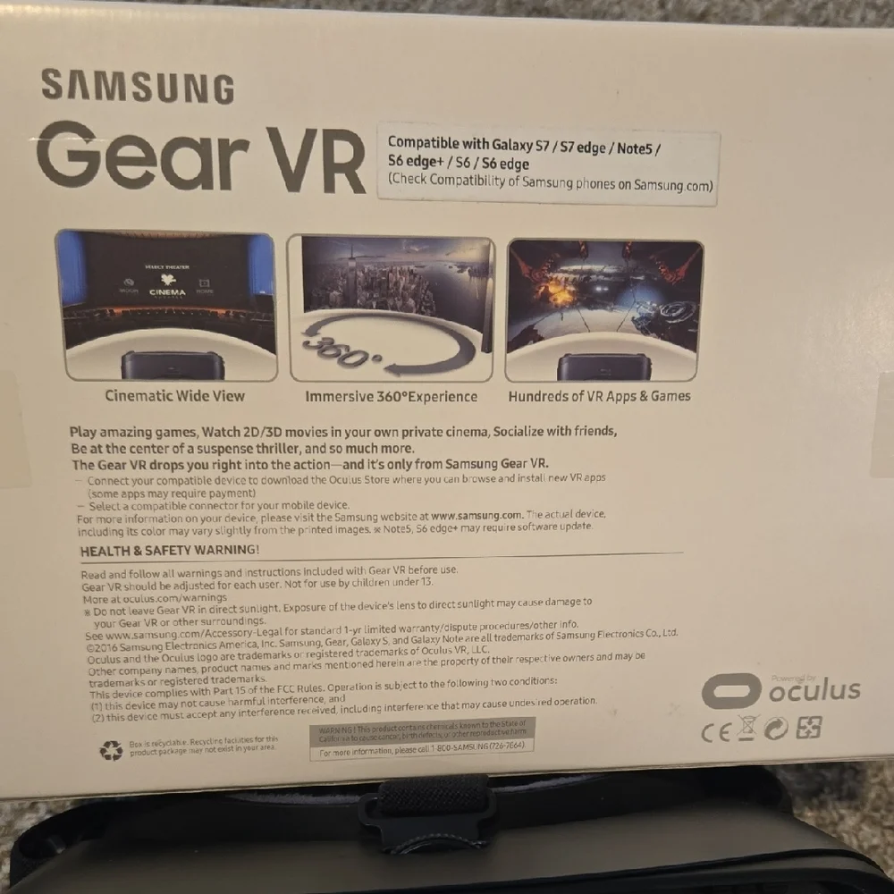 Samsung Gear VR Headset - Black